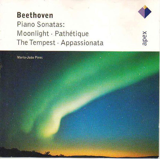 Beethoven*, Maria-João Pires : Piano Sonatas: Moonlight • Pathétique • The Tempest • Appassionata (CD, RE, RM)