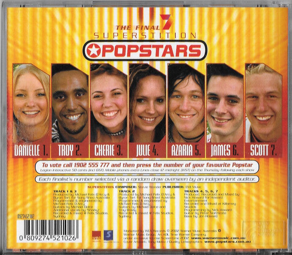 Popstars Live: The Finalists : Superstition (CD)