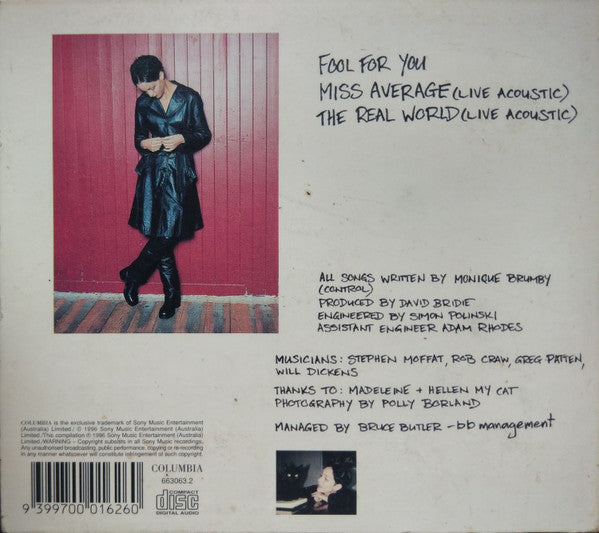 Monique Brumby : Fool For You (CD, Single)