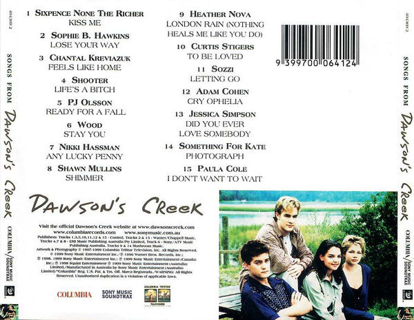 Various : Songs From Dawson's Creek (CD, Comp, Enh)