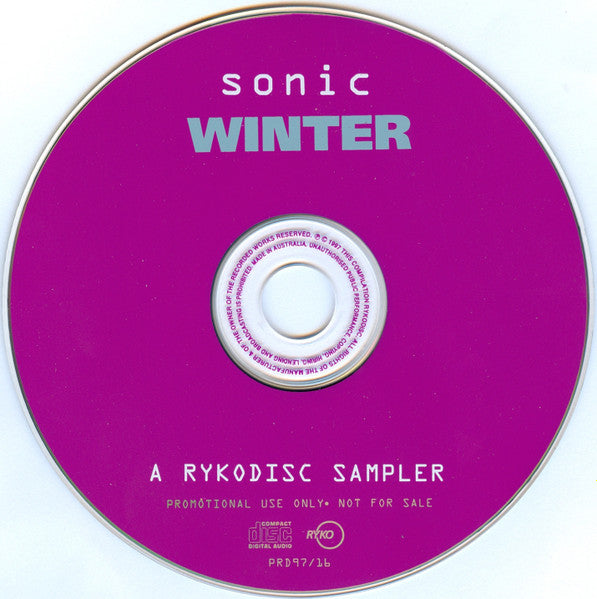Various : Sonic Winter A Rykodisc Sampler (CD, Comp, Promo, Gre)