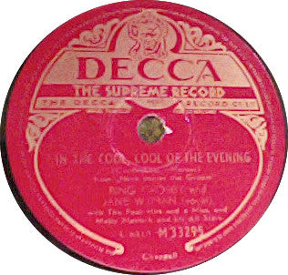 Bing Crosby And Jane Wyman : In The Cool, Cool, Cool Of The Evening (Shellac, 10")