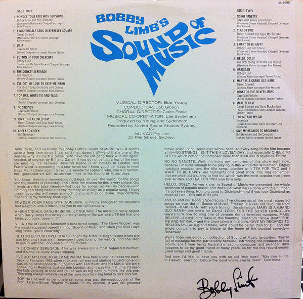Bobby Limb : Bobby Limb's Sound Of Music (LP)