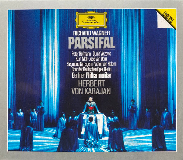 Richard Wagner, Peter Hofmann · Dunja Vejzović · Kurt Moll · José van Dam · Siegmund Nimsgern · Victor von Halem · Chor Der Deutschen Oper Berlin · Berliner Philharmoniker · Herbert von Karajan : Parsifal (4xCD, Album, RE + Box, Sli)