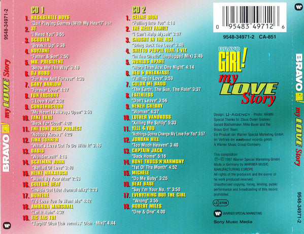 Various : Bravo Girl! My Love Story (2xCD, Comp)