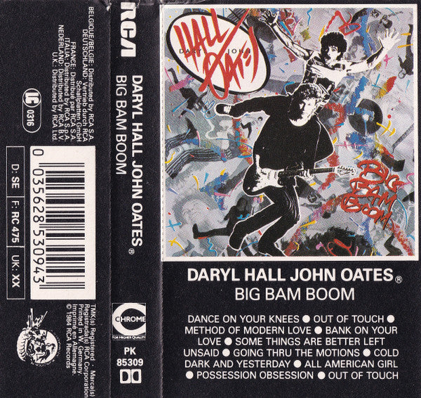 Daryl Hall & John Oates : Big Bam Boom (Cass, Album)