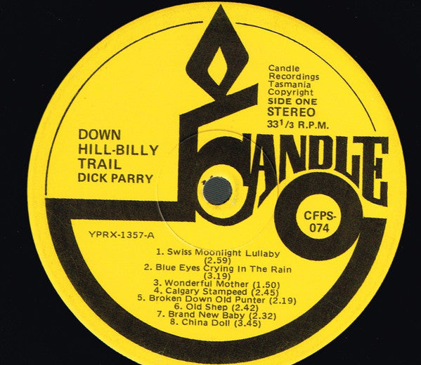 Dick Parry (2) : Down Hill-Billy Trail (LP, Album)