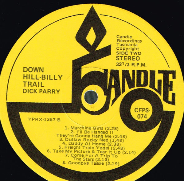 Dick Parry (2) : Down Hill-Billy Trail (LP, Album)