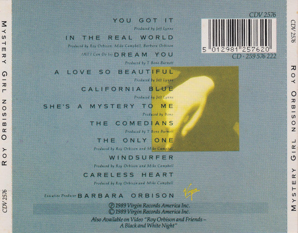 Roy Orbison : Mystery Girl (CD, Album)