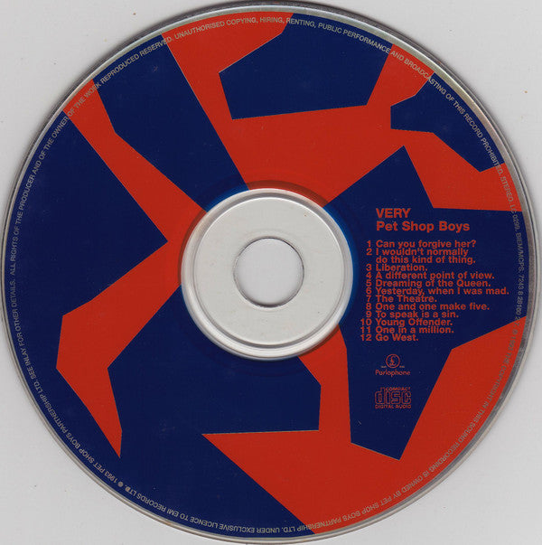 Pet Shop Boys : Very (CD, Album)
