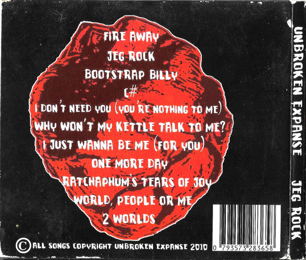 Unbroken Expanse : Jeg Rock (CD, Album, Ltd, P/Unofficial, Dig)