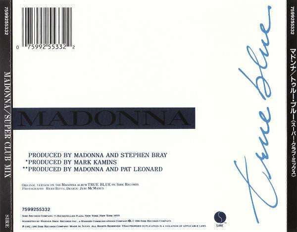 Madonna : True Blue (Super Club Mix) (CD, EP, Comp, RE)