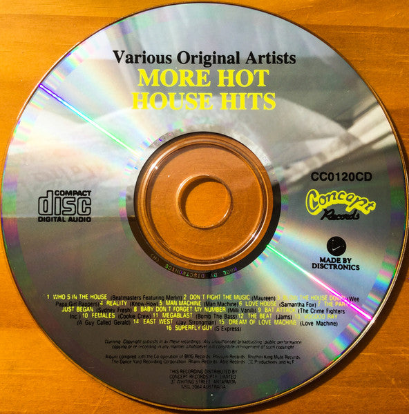 Various : More Hot House Hits 90 (CD, Comp)