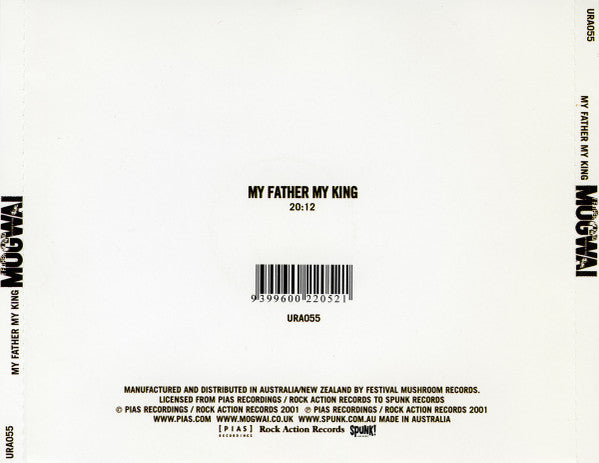 Mogwai : My Father My King (CD, EP)