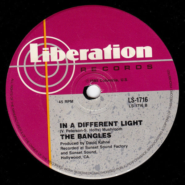 The Bangles* : Manic Monday (7", Single)