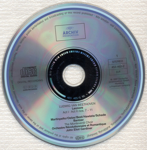Ludwig van Beethoven, John Eliot Gardiner : Leonore (2xCD, Album)