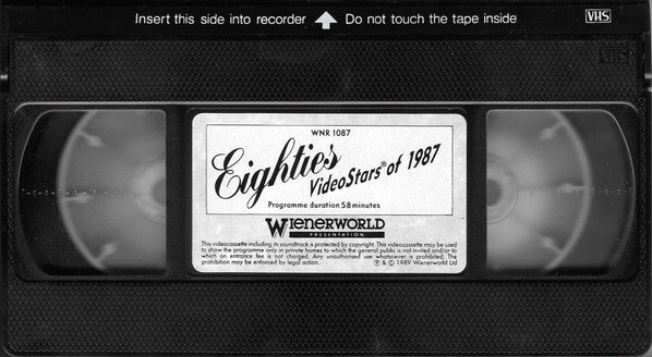 Various : Eighties - Video Stars Of 1987 (VHS, Comp, Mono, PAL)