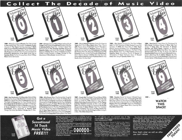 Various : Eighties - Video Stars Of 1987 (VHS, Comp, Mono, PAL)