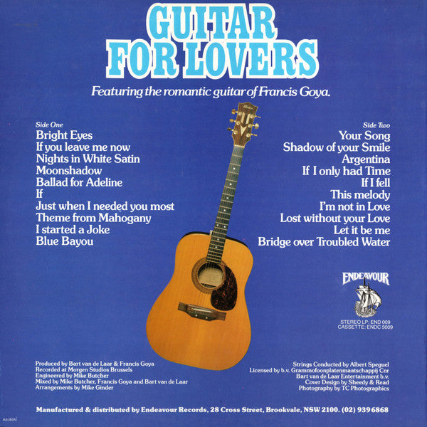 Francis Goya : Guitar For Lovers (LP, Album)