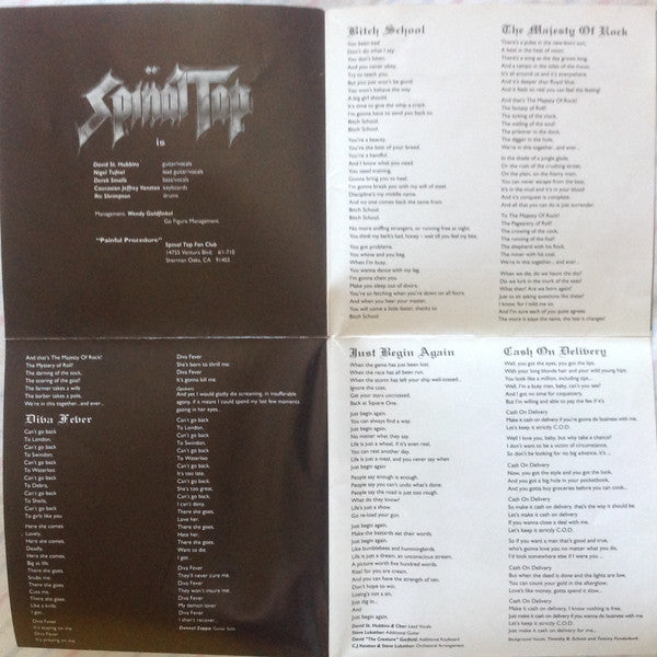 Spinal Tap : Break Like The Wind (CD, Album)