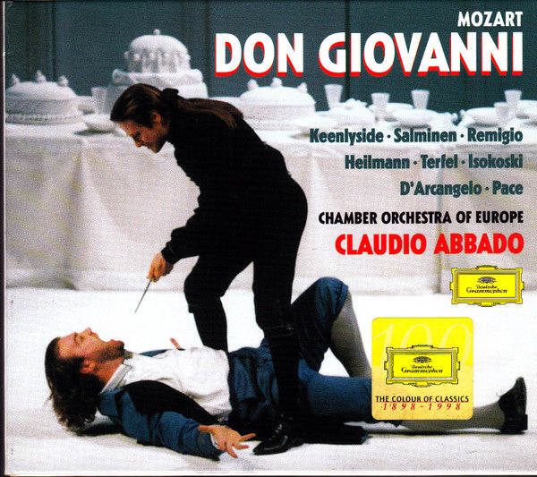 Mozart* - Keenlyside* · Salminen* · Remigio* · Heilmann* · Terfel* · Isokoski* · D'Arcangelo* · Pace* · Chamber Orchestra Of Europe* · Claudio Abbado : Don Giovanni  (3xCD, Album + Box, Sli)