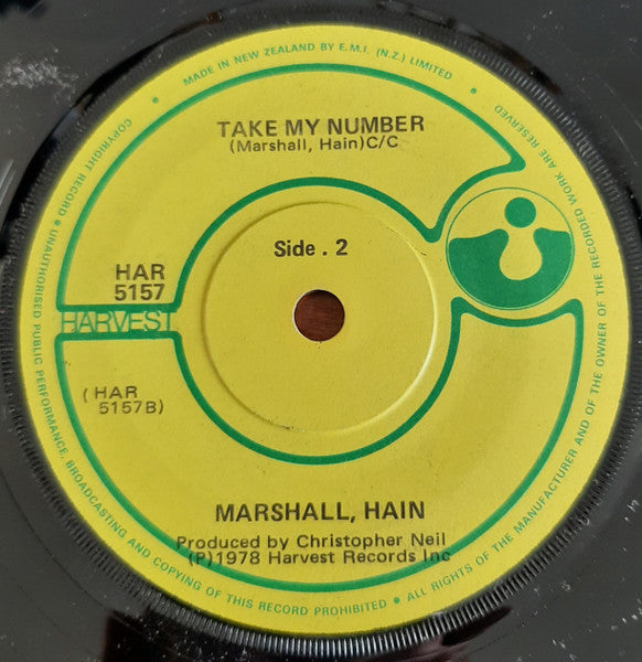 Marshall, Hain* : Dancing In The City (7", Single)