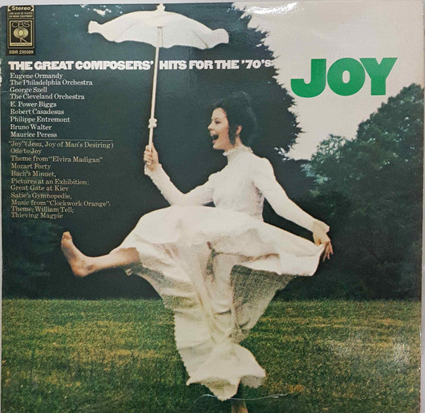 Various : Joy The Great Composers' Hits For The '70's (LP, Comp)