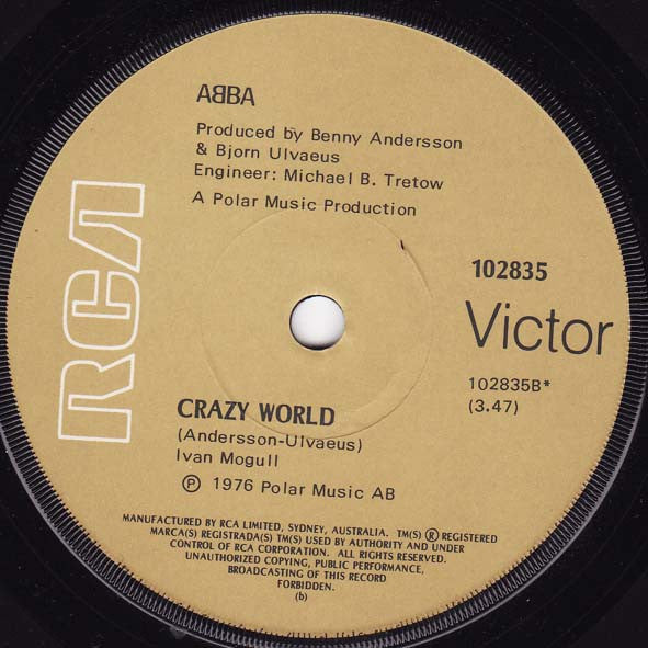 ABBA : Money, Money, Money (7", Single)