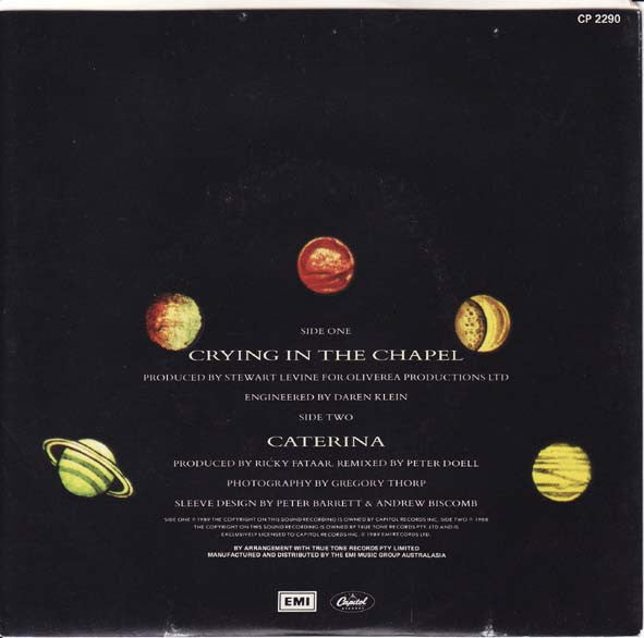 Peter Blakeley : Crying In The Chapel (7", Single)