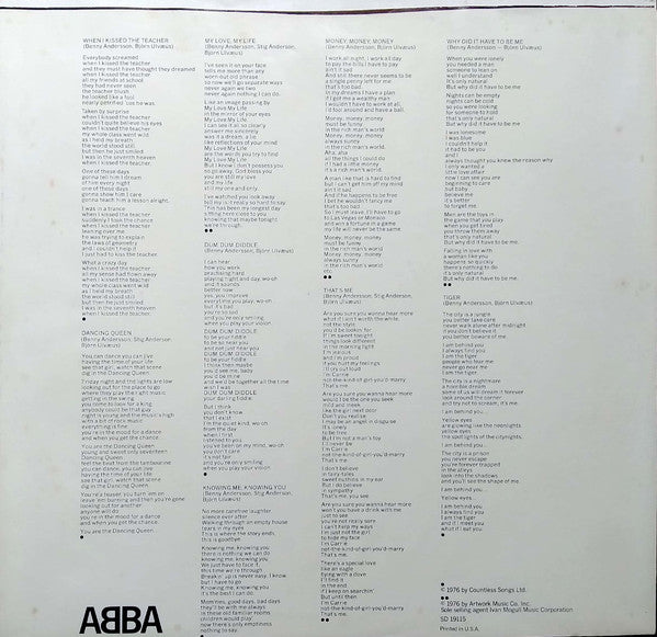 ABBA : Arrival (LP, Album, RE, PR)