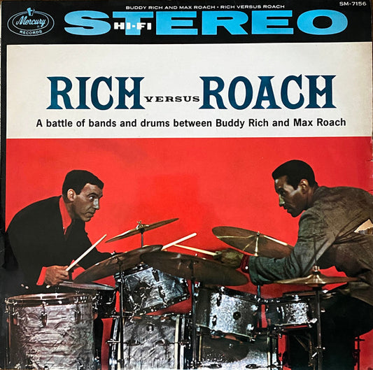 Buddy Rich And Max Roach : Rich Versus Roach (LP, Album)