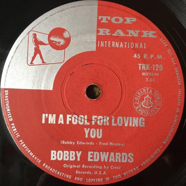 Bobby Edwards (3) With The Four Young Men : You're The Reason (7")