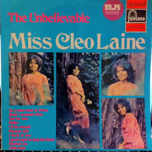 Cleo Laine : The Unbelievable Miss Cleo Laine (LP, Album)