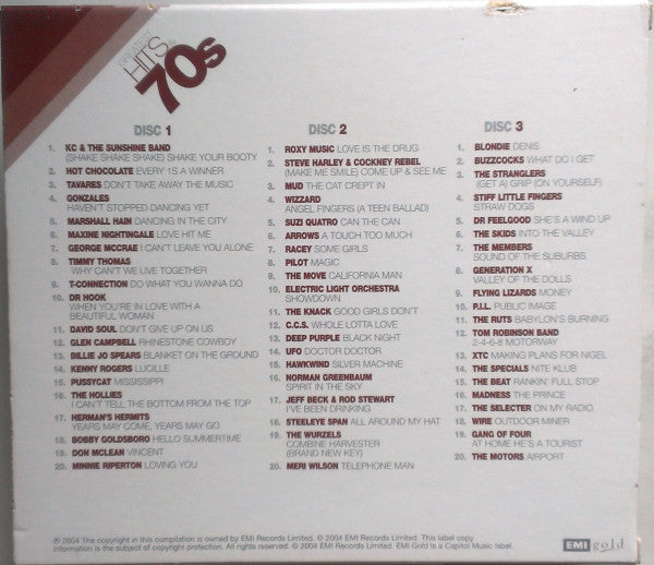 Various : Greatest Hits Of The 70s (3xCD, Comp)