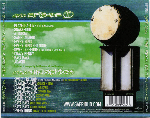 Safri Duo : Episode II (The Remix Edition) (2xCD, Album)