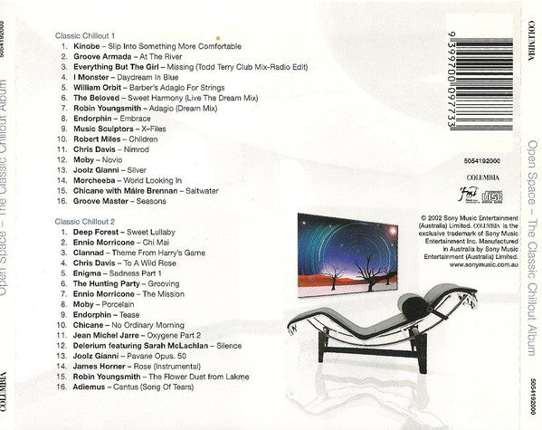 Various : Open Space (The Classic Chillout Album) (2xCD, Comp)