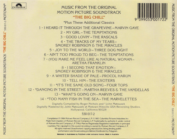 Various : The Big Chill (Original Motion Picture Soundtrack) (CD, Comp)