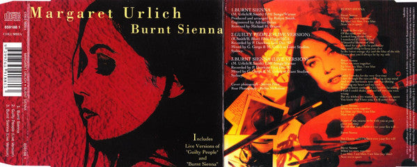 Margaret Urlich : Burnt Sienna (CD, Single)