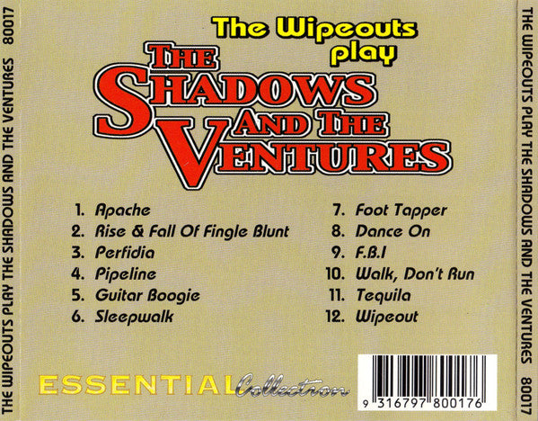 The Wipeouts (3) : The Wipeouts Play The Shadows And The Ventures (CD, Album)