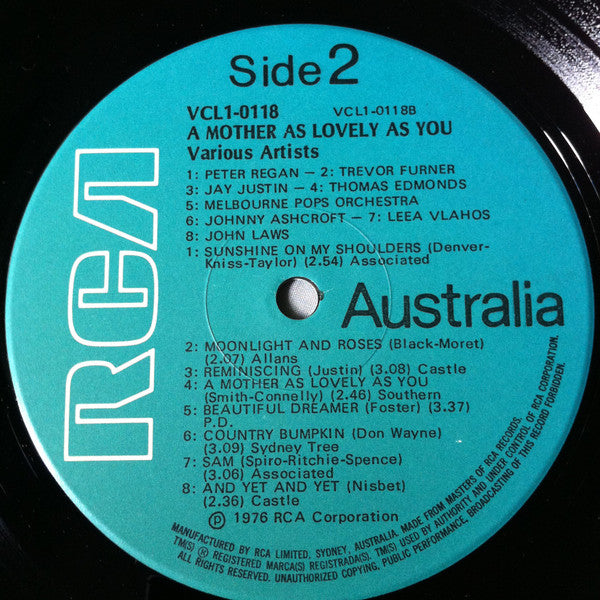 Various : A Mother As Lovely As You (LP, Comp)
