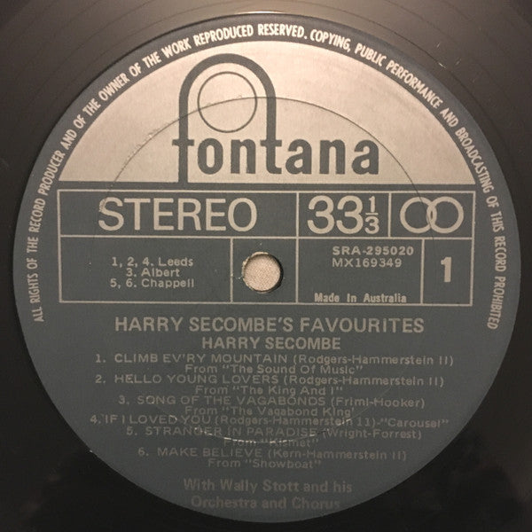 Harry Secombe, Wally Stott And His Orchestra And Chorus : Favourites (LP, Comp, Gat)