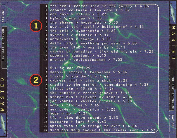 Various : Wasted - The Best Of Volume (Part 1) (2xCD, Comp)