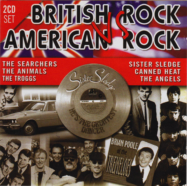 Various : British Rock Vs American Rock (2xCD, Comp)
