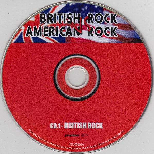 Various : British Rock Vs American Rock (2xCD, Comp)