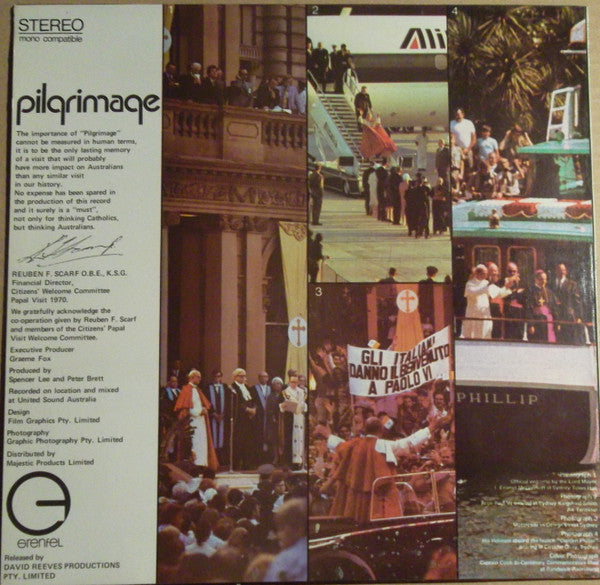 Pope Paul VI : Pilgrimage (LP, Album)