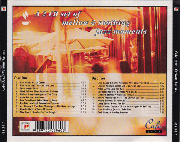 Various : Cafe Jazz (The Coolest Jazz To Chill By) (2xCD, Comp)