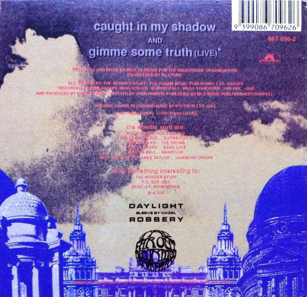 The Wonder Stuff : Caught In My Shadow (CD, Single, Car)