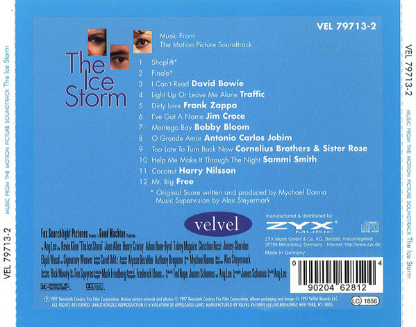 Various : Music From The Motion Picture Soundtrack The Ice Storm (CD, Comp)