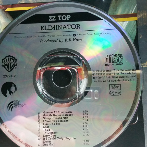 ZZ Top : Eliminator (CD, Album, RE)