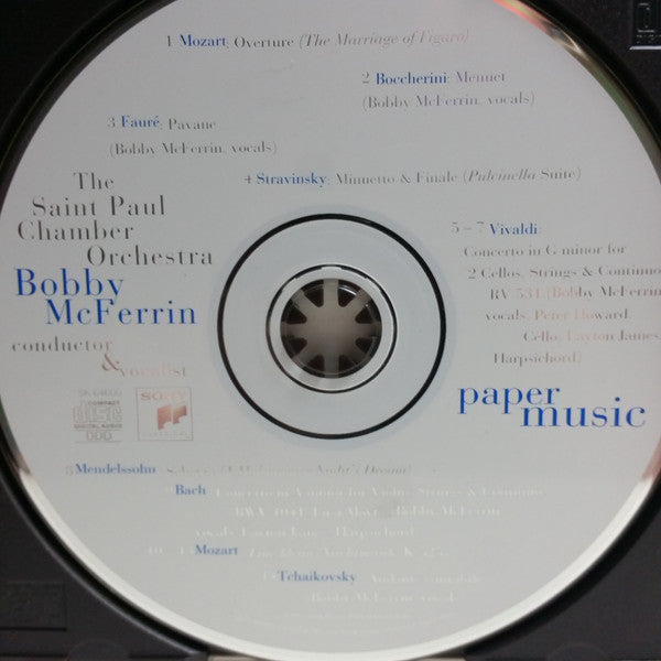 Bobby McFerrin, The Saint Paul Chamber Orchestra : Paper Music (CD, Album)